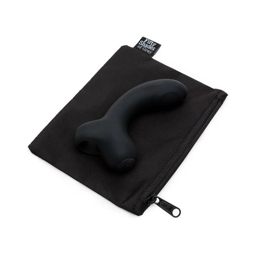 Fifty Shades of Grey Sensation Rechargeable Silicone G-Spot Finger Vibrator Black - Image 6