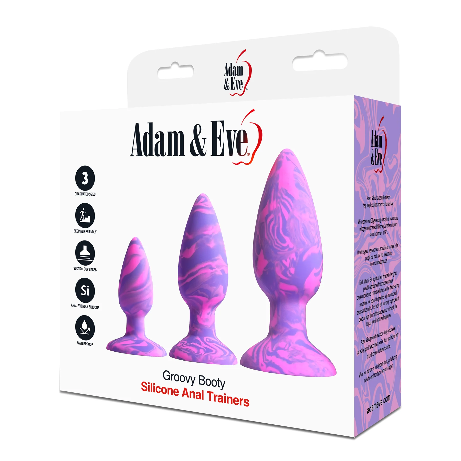 A&E Groovy Booty Anal Plug Set - Image 7