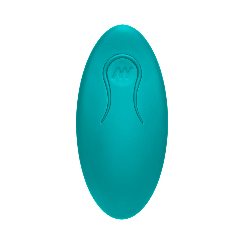 A-Play Vibe Experienced Rechargeable Silicone Anal Plug with Remote Teal - Image 3