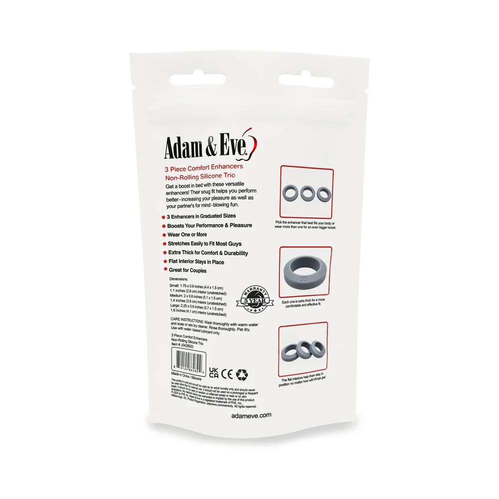 Adam & Eve 3 Piece Comfort Enhancers (Bag Packaging) - Image 7