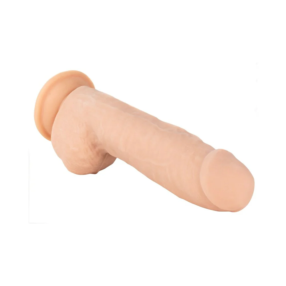 Adam & Eve Adam's Colossal 12 in. Dildo Beige - Image 6