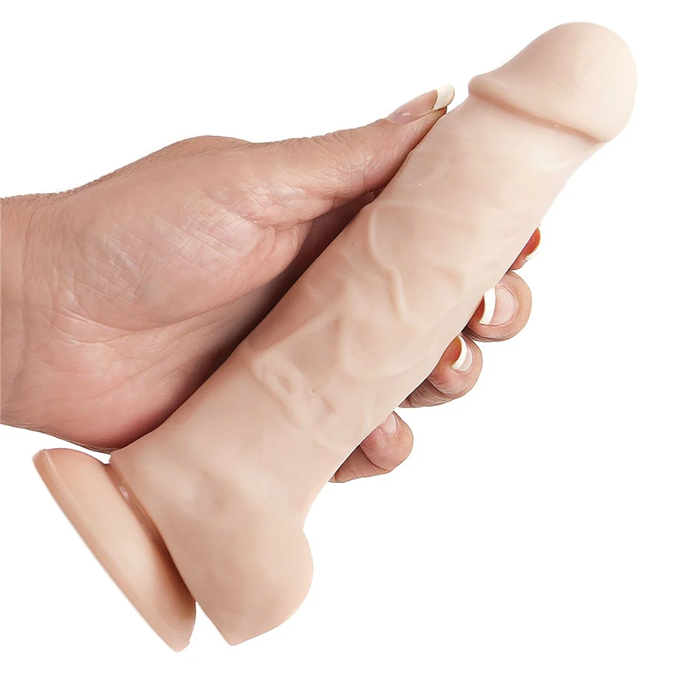 Adam & Eve Adam's True Beige 7 Inch Dildo - Image 6