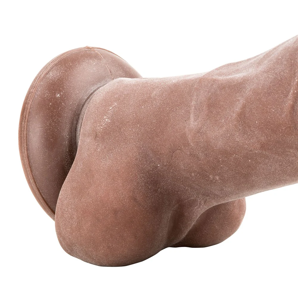 Adam & Eve Adam's True Feel Brown 7 Inch Dildo - Image 6