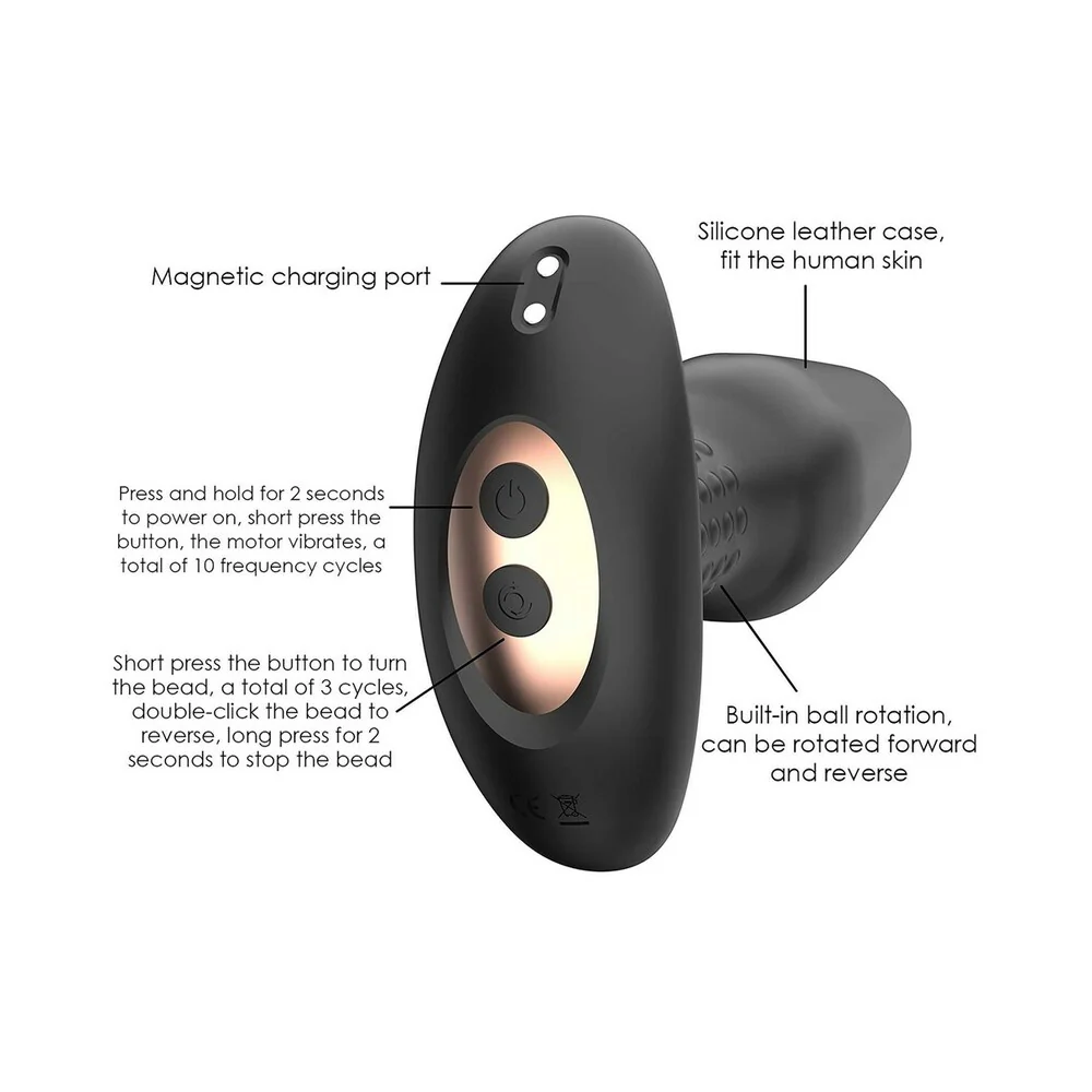 Adam & Eve Carl Jr. Vibrating & Rimming Plug - Image 8