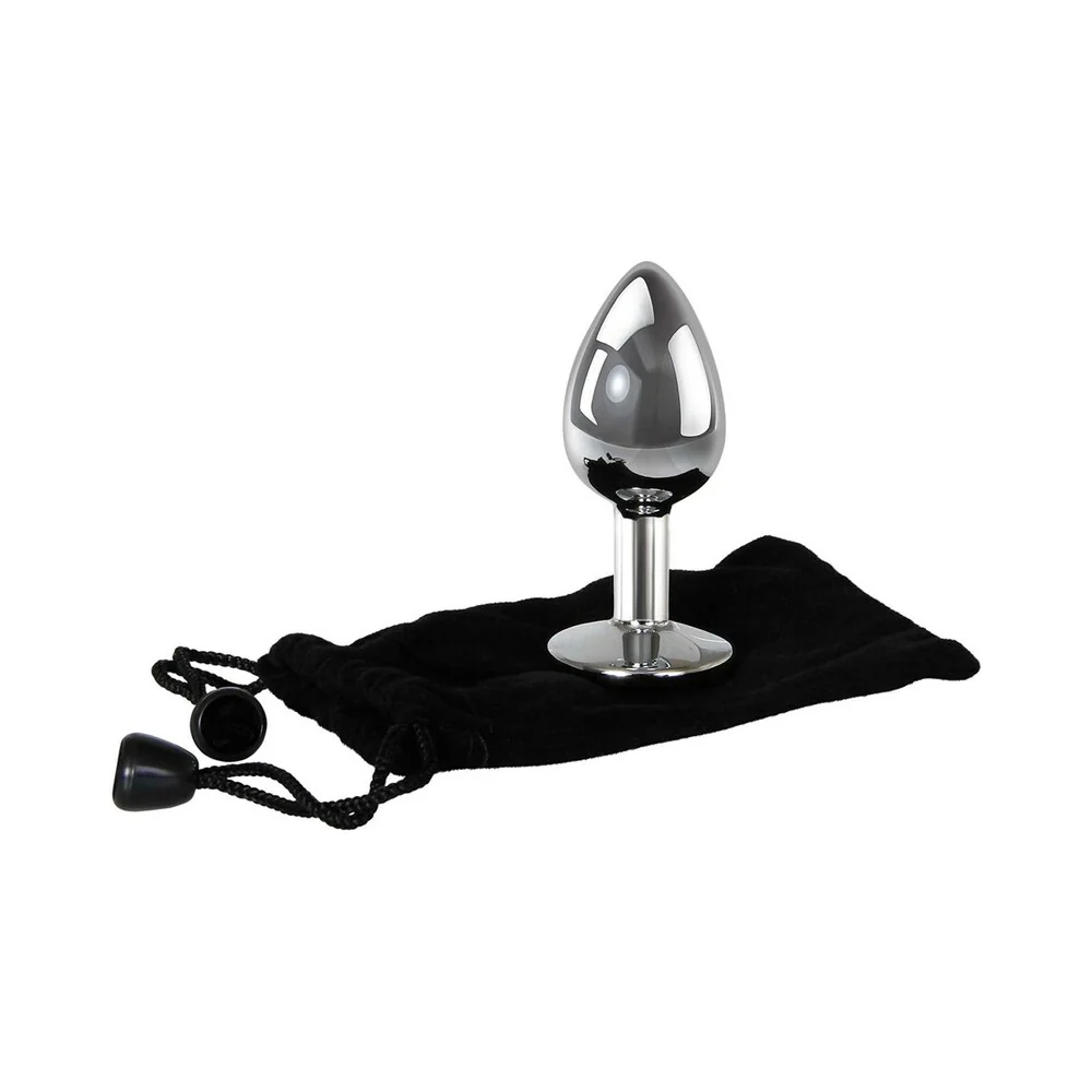 Adam & Eve Clear Gem Anal Plug Small - Image 3