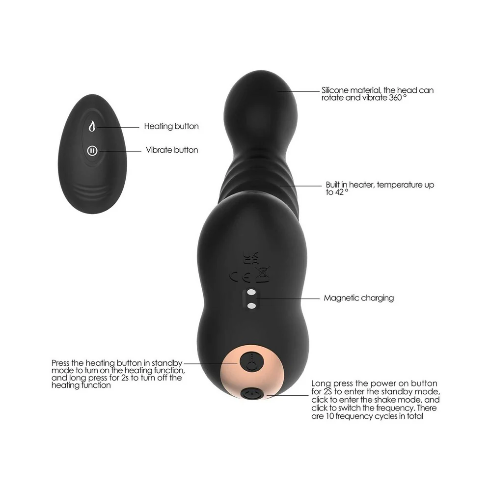 Adam & Eve Derek Warming & Rotating Prostate Vibe - Image 7