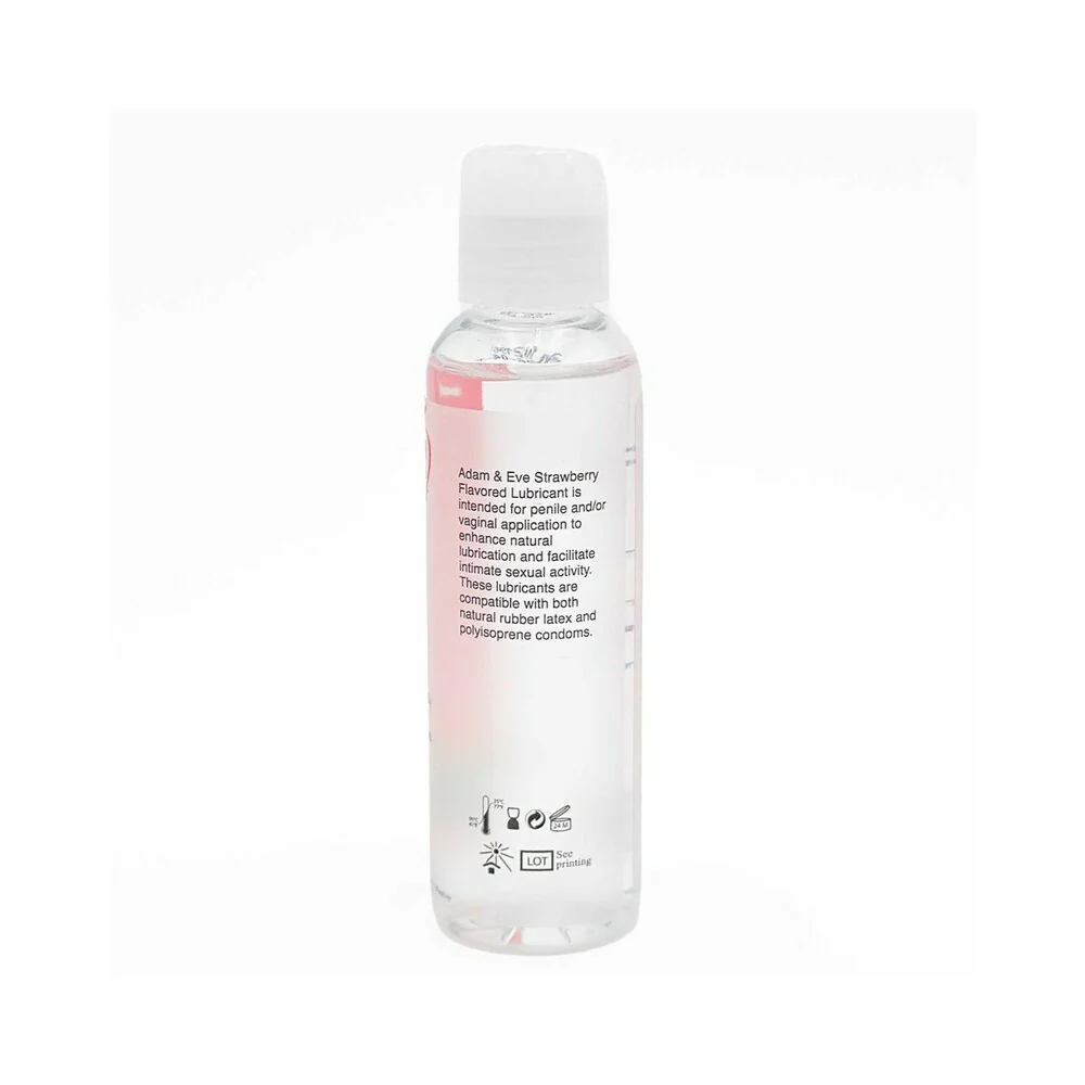 Adam & Eve Flavored Lubricant Strawberry 4 oz. - Image 2