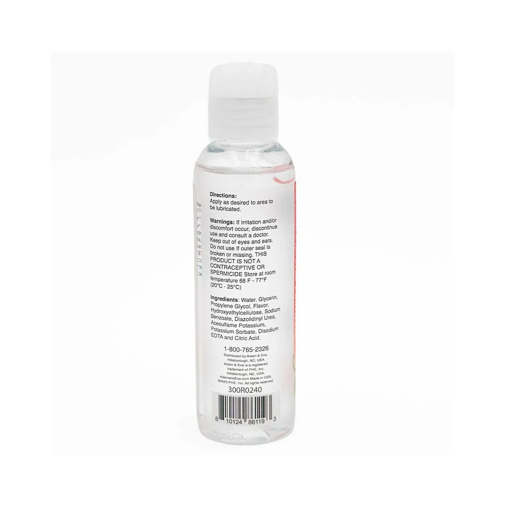 Adam & Eve Flavored Lubricant Strawberry 4 oz. - Image 3