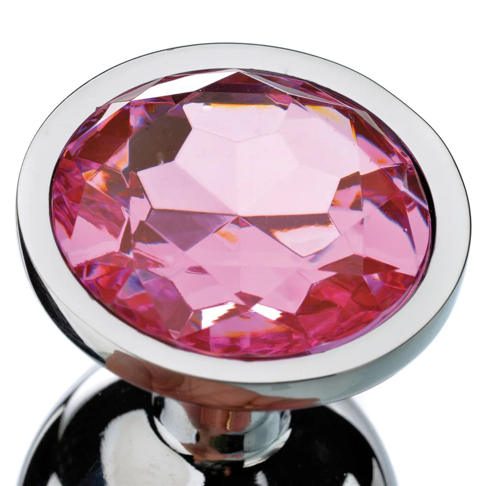 Adam & Eve Pink Gem Anal Plug Large - Image 4