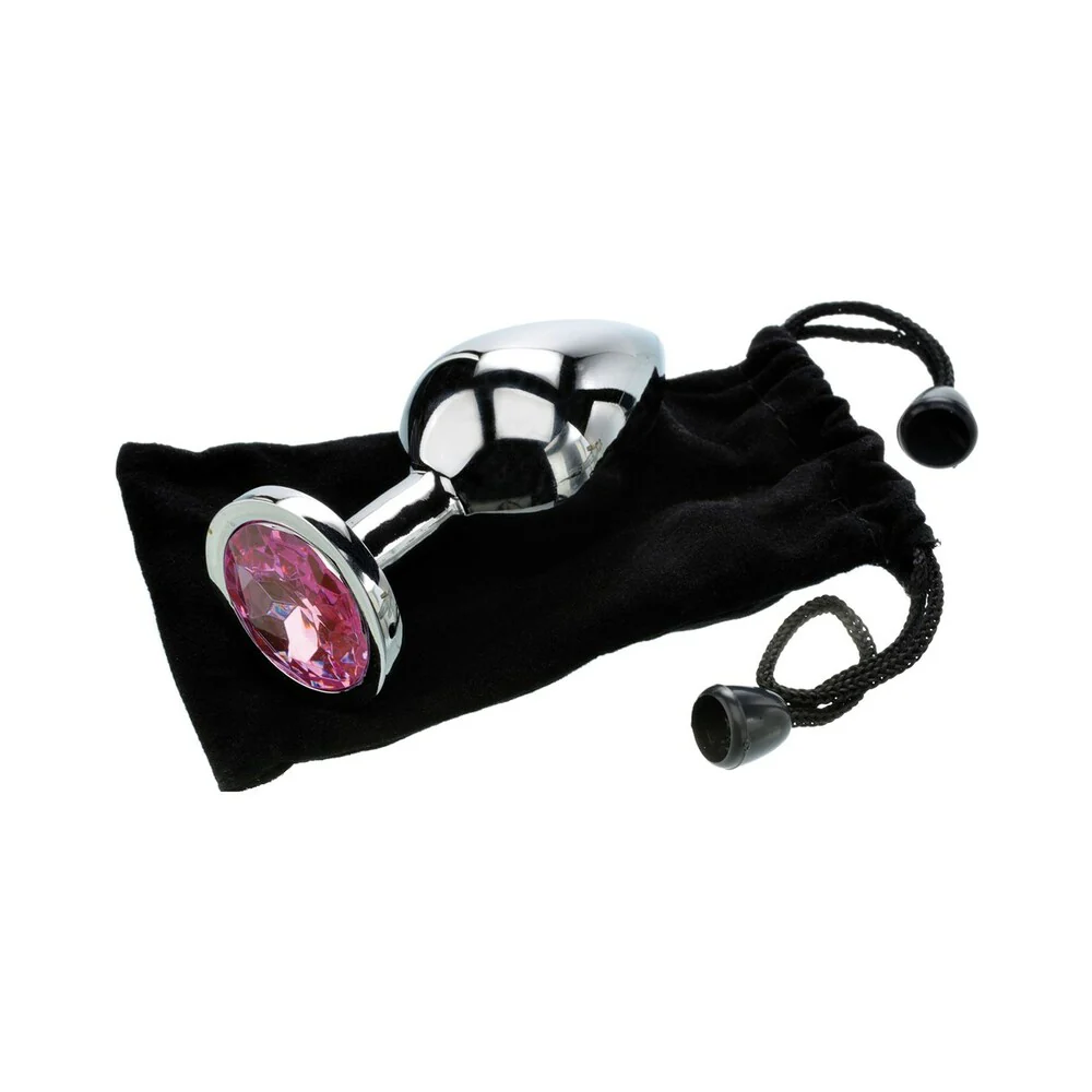 Adam & Eve Pink Gem Anal Plug Medium - Image 6
