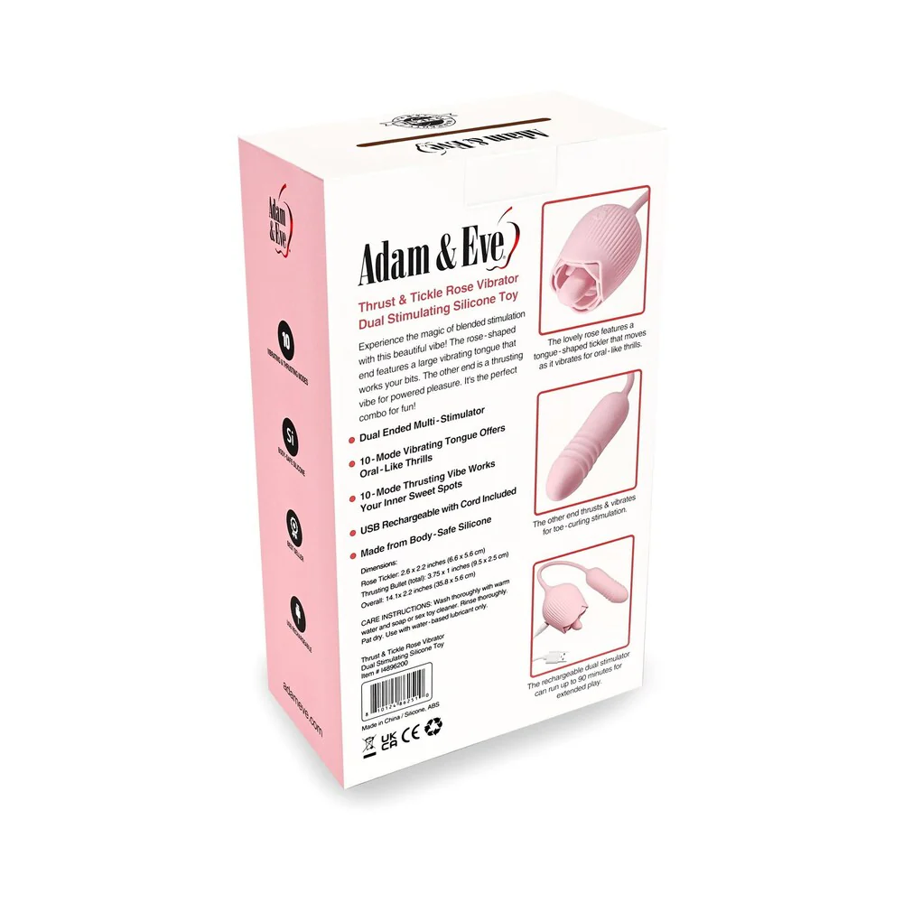 Adam & Eve Thrust & Tickle Rose - Image 8