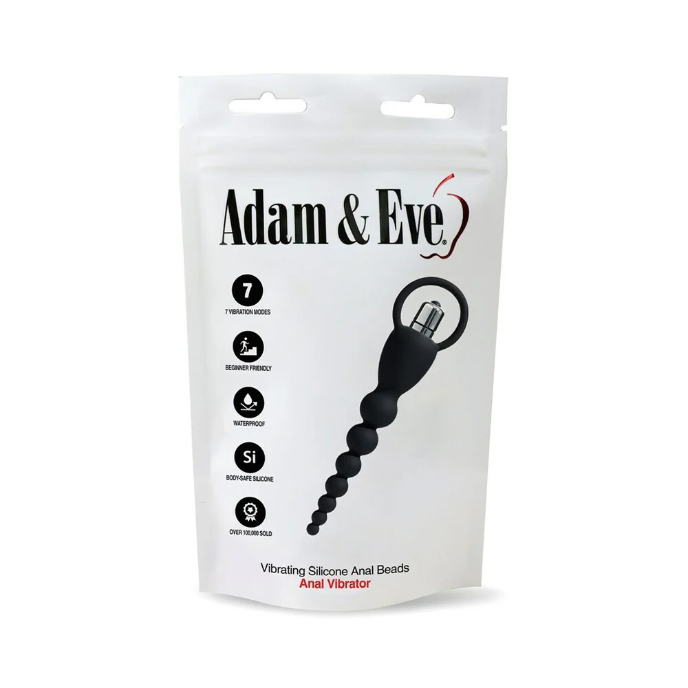 Adam & Eve Vibrating Silicone Anal Beads (Bag Packaging) - Image 6
