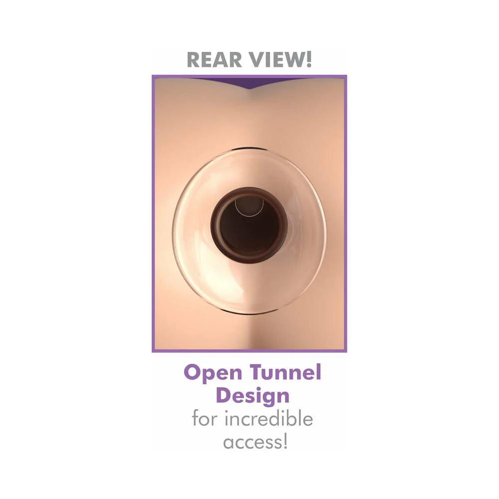 Anal Fantasy Elite Collection Beginner's Anal Gaper Glass Tunnel Plug Clear - Image 3