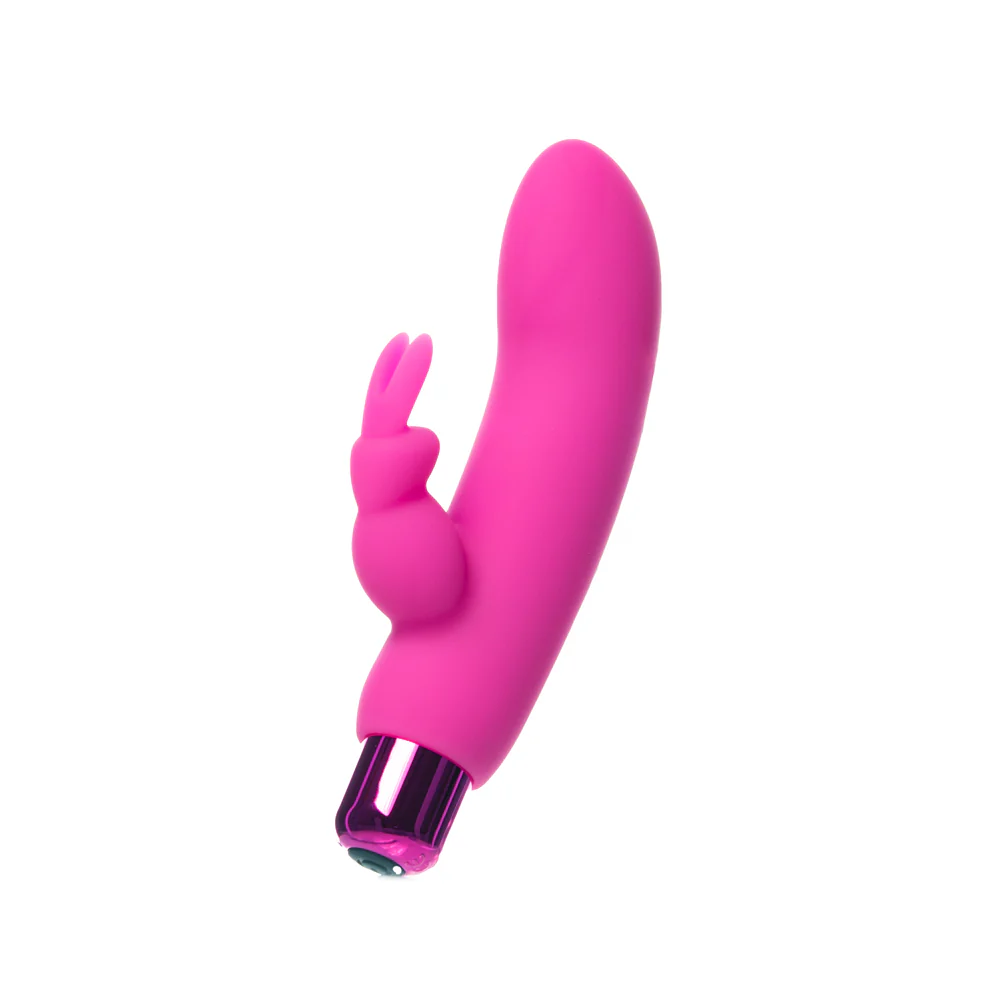 Powerbullet Alice's Bunny Rechargeable Bullet Vibrator with Silicone Rabbit Sleeve Pink - Image 2