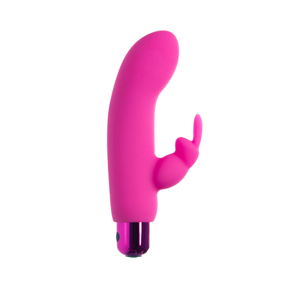 Powerbullet Alice's Bunny Rechargeable Bullet Vibrator with Silicone Rabbit Sleeve Pink - Image 4