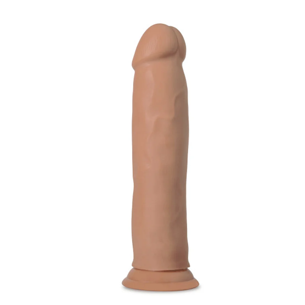Au Naturel Carlos 9 in. Posable Dual Density Dildo Tan - Image 3