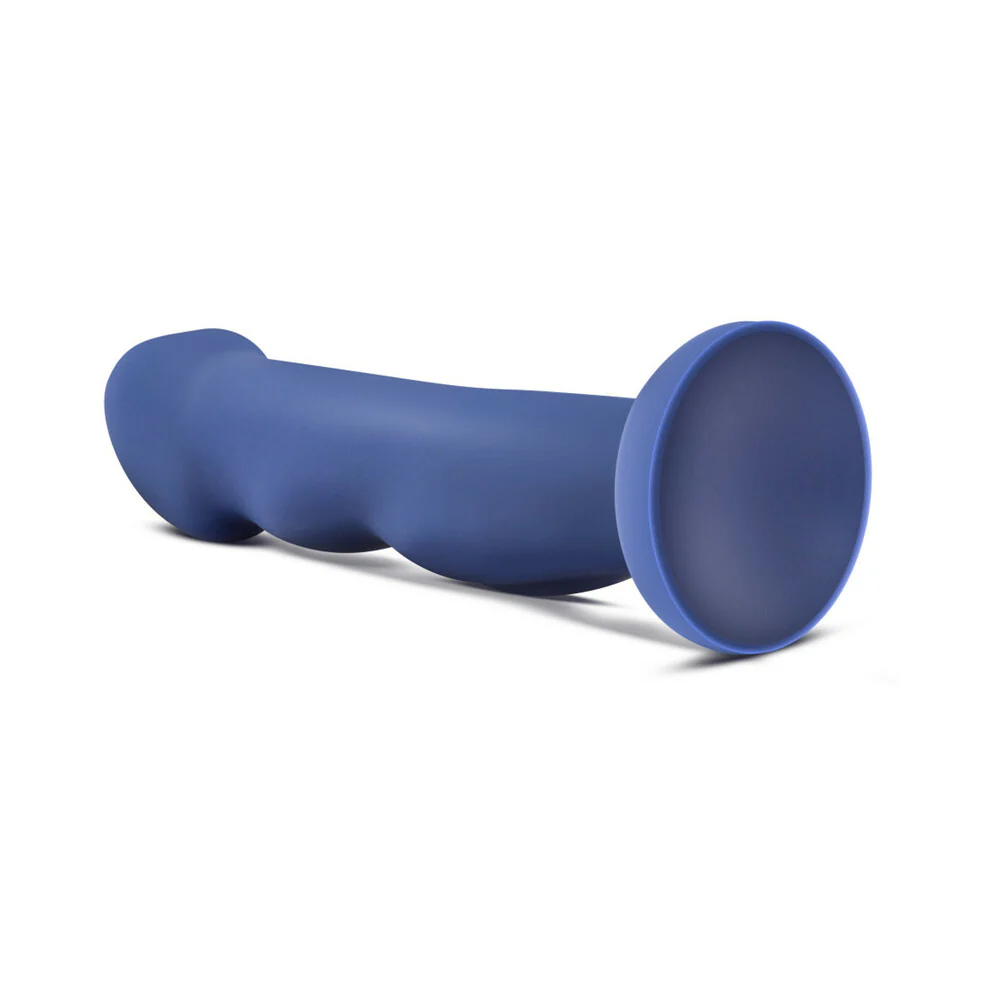 Avant D12 Suko 8 in. Dual Density Silicone Dildo Indigo - Image 4
