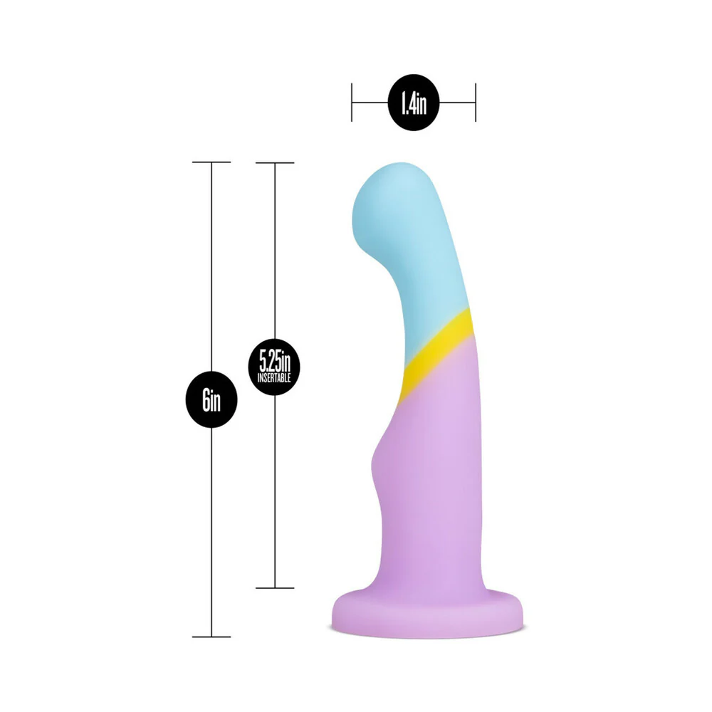 Avant D14 Heart Of Gold 6 in. Silicone Dildo Multicolor - Image 7