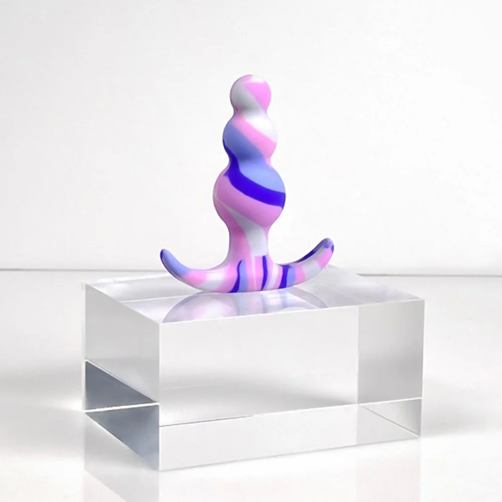 Blush Avant Twilight Silicone Anal Plug Blue - Image 7