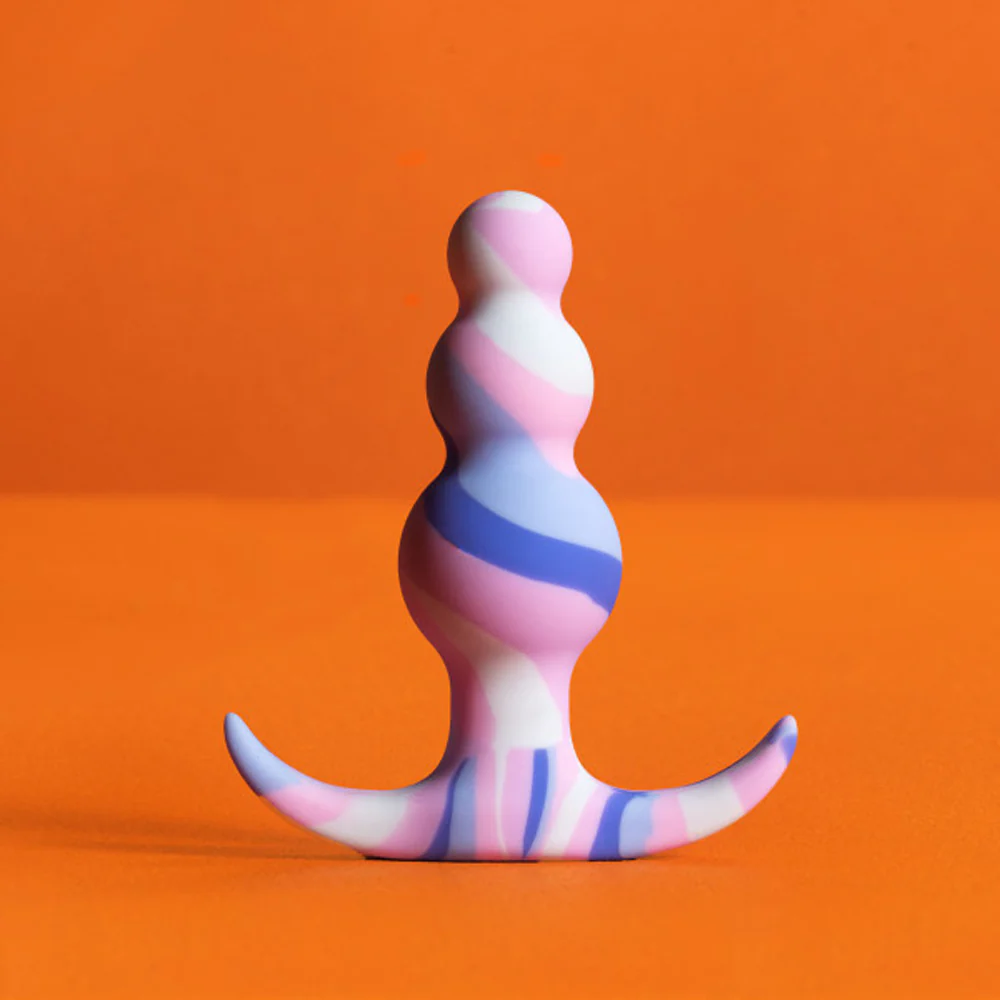 Blush Avant Twilight Silicone Anal Plug Blue - Image 9