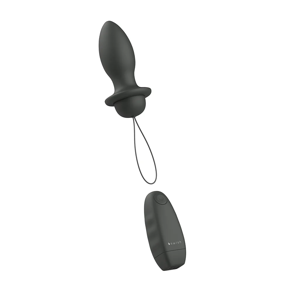 B Swish Bfilled Classic Unleashed Vibrating Plug Black - Image 3