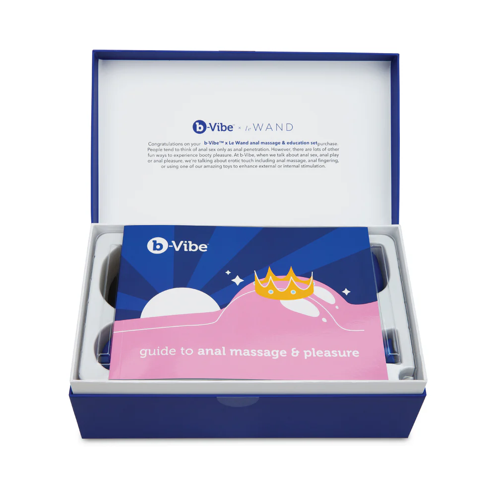 b-Vibe Anal Massage & Education Set Blue - Image 5