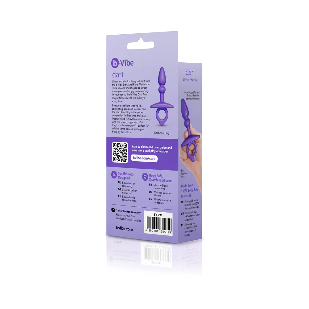 b-Vibe Butties Dart Silicone Anal Plug - Image 8