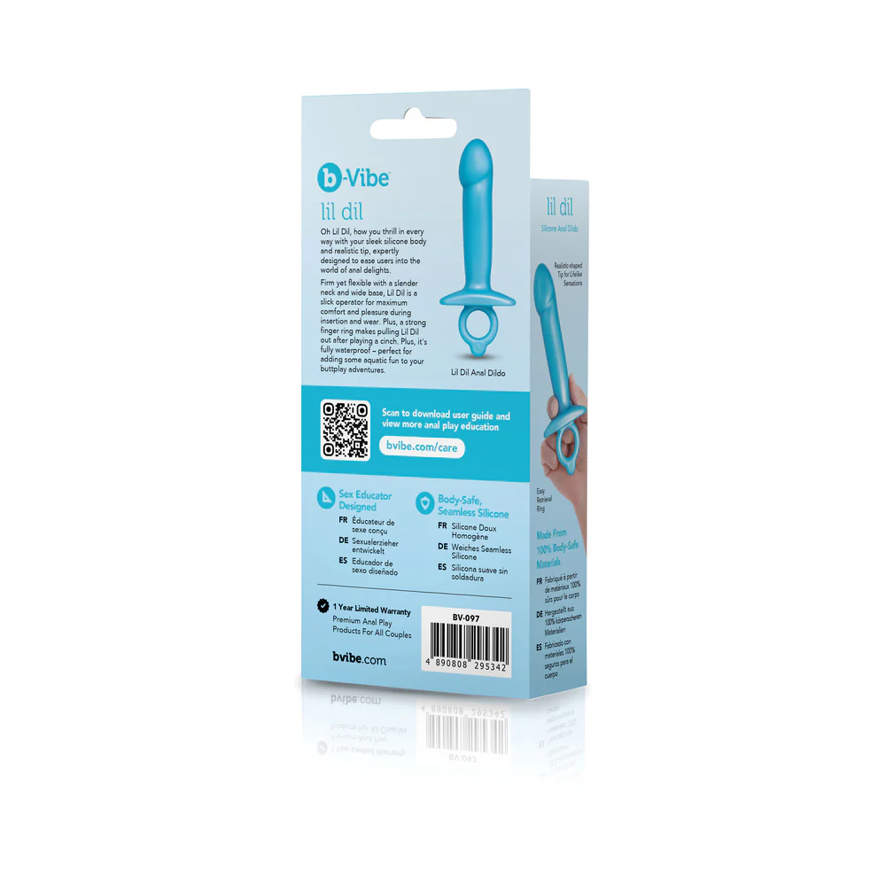 b-Vibe Butties Lil Dil Silicone Anal Dildo - Image 8