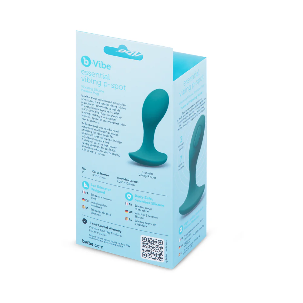 b-Vibe Essential Vibing P-Spot Plug - Image 11