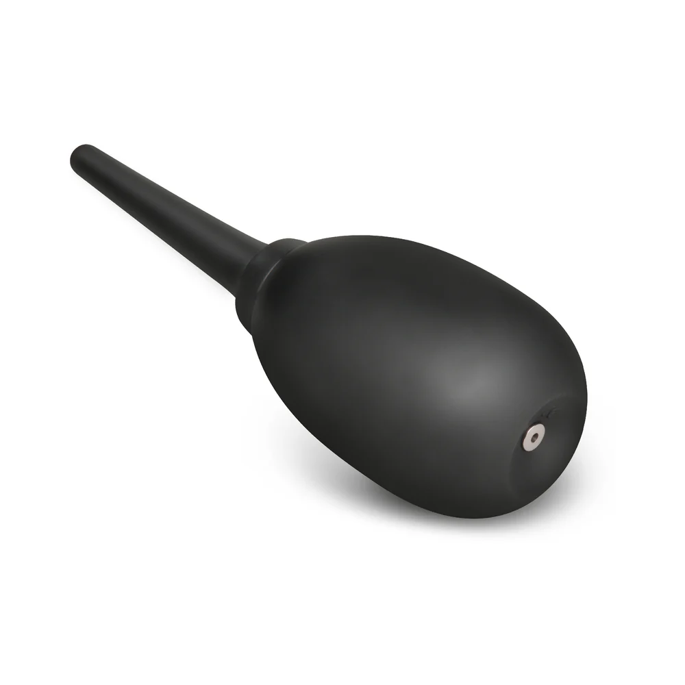 b-Vibe Flexible Silicone Anal Douche Black - Image 3