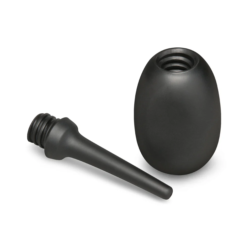 b-Vibe Flexible Silicone Anal Douche Black - Image 4