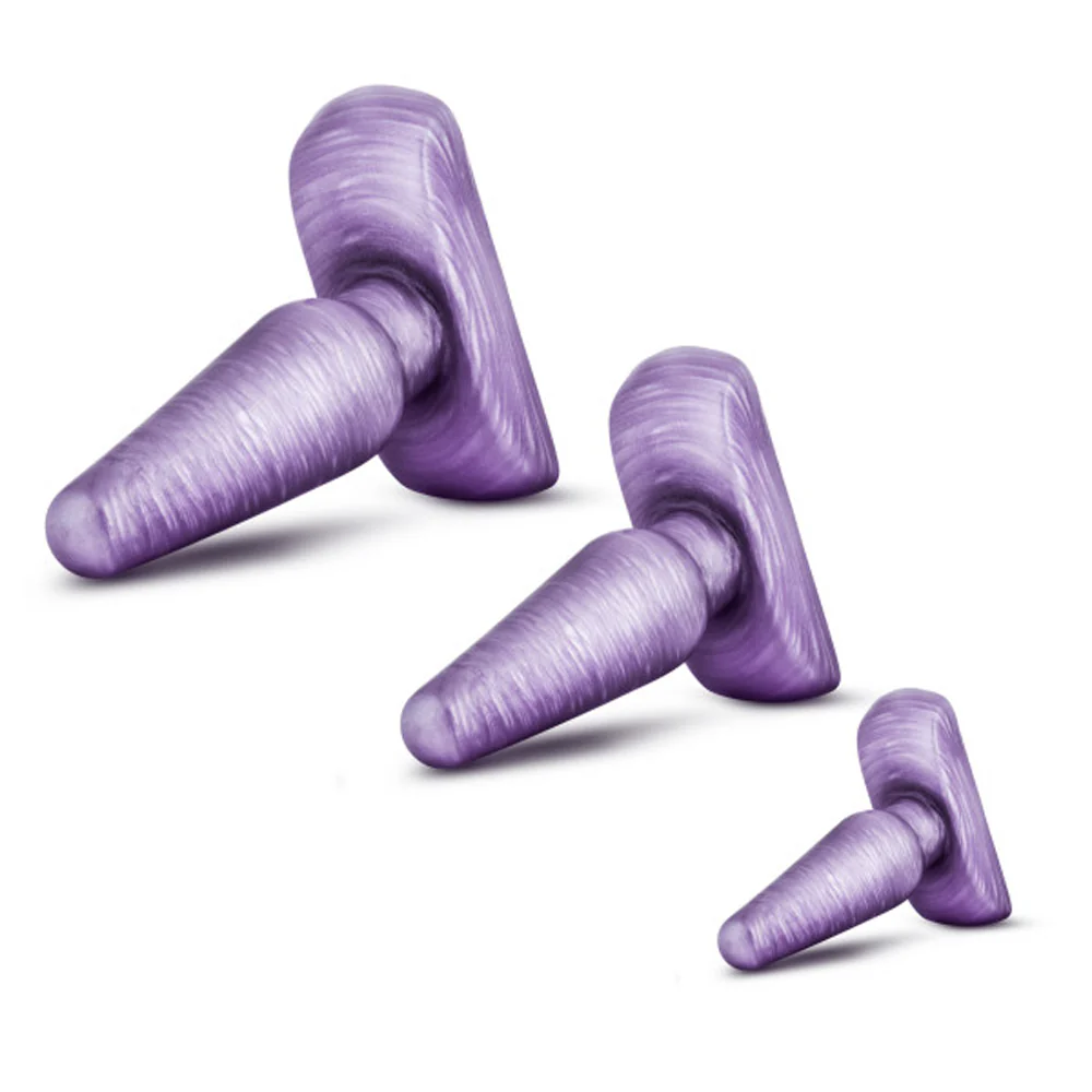 B Yours 3-Piece Anal Trainer Kit Purple Swirl - Image 3