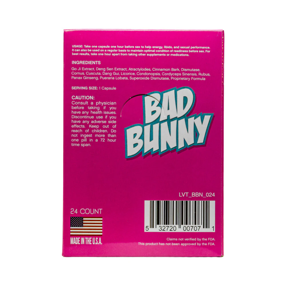 Bad Bunny Female Enhancer 24 Pills Per Display - Image 7