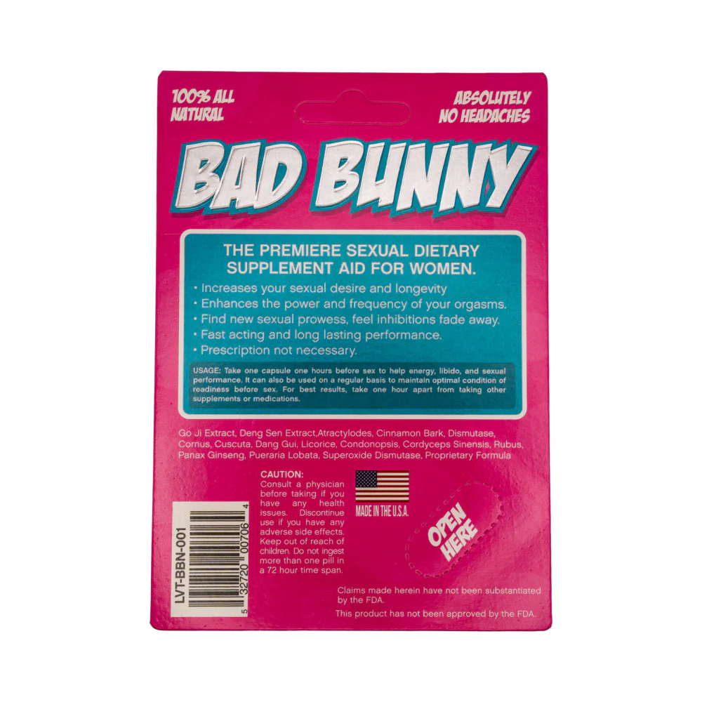 Bad Bunny Female Enhancer 24 Pills Per Display - Image 9