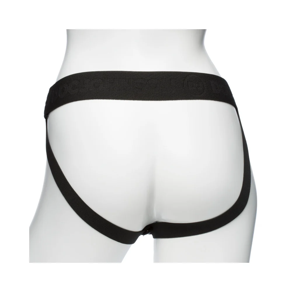 Be Daring Body Extensions Hollow Slim Dong Strap-On 2-Piece Set Black - Image 6