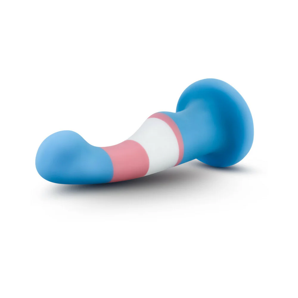Avant Pride P2 True Blue 6 in. Silicone Dildo - Image 4