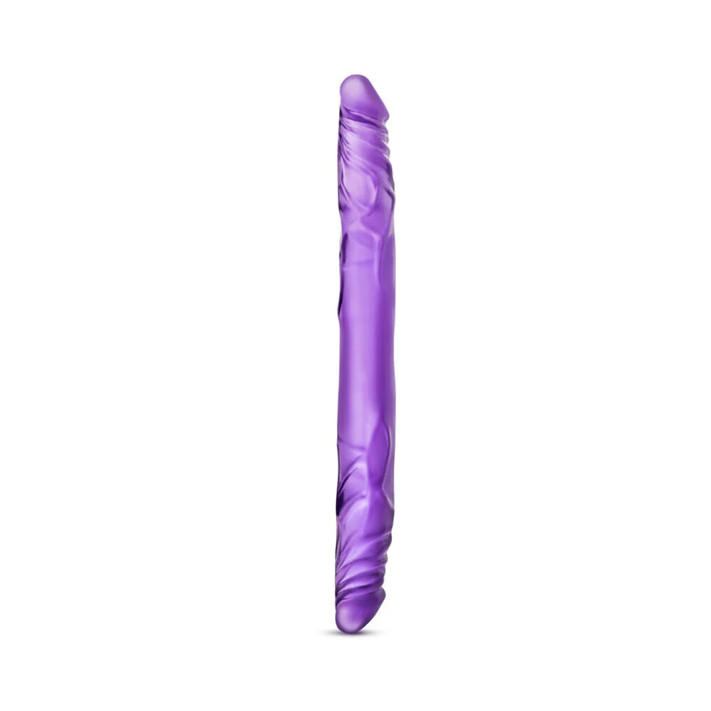 B Yours 14 in. Double Dildo Purple - Image 3