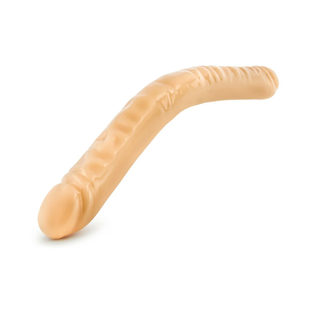 B Yours 18 in. Double Dildo Beige - Image 4