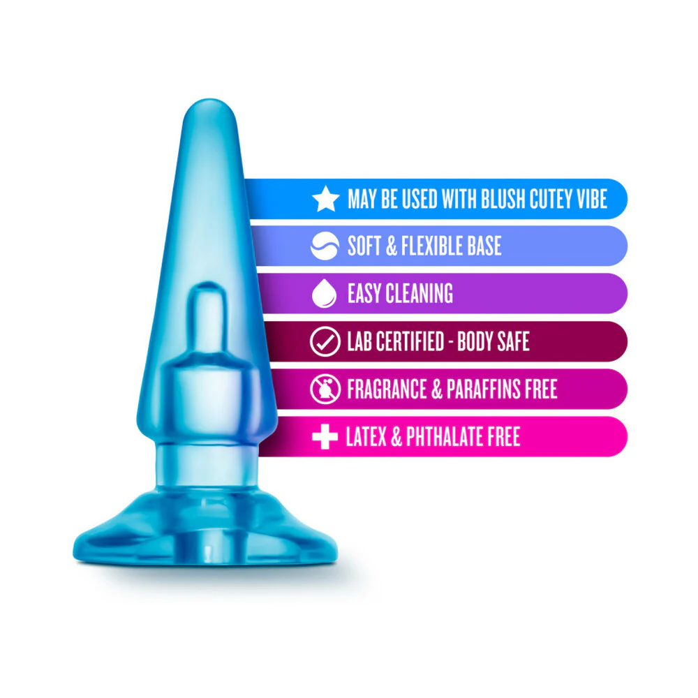 B Yours Basic Anal Plug Blue - Image 5