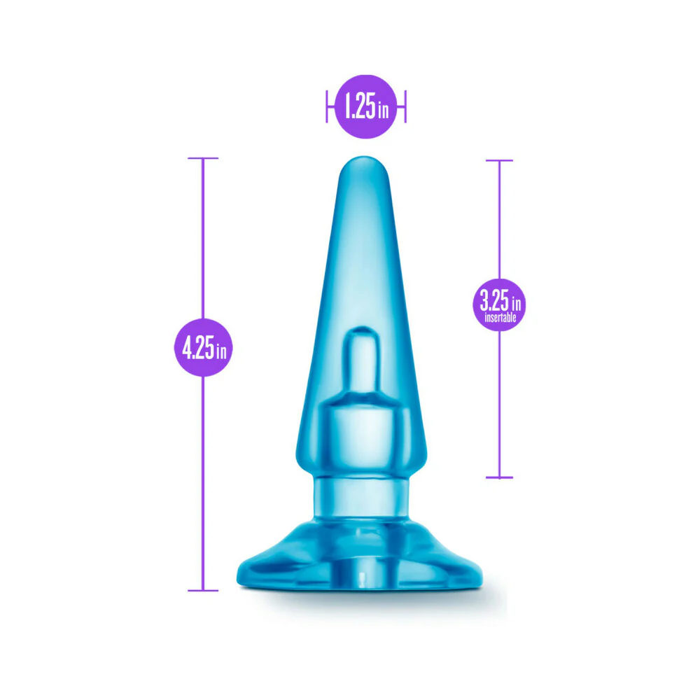 B Yours Basic Anal Plug Blue - Image 6