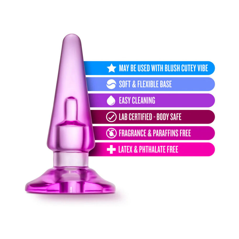 B Yours Basic Anal Plug Pink - Image 5