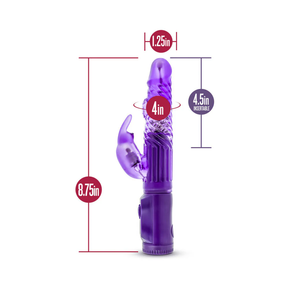 B Yours Beginner's Bunny Rabbit Vibrator Purple - Image 8