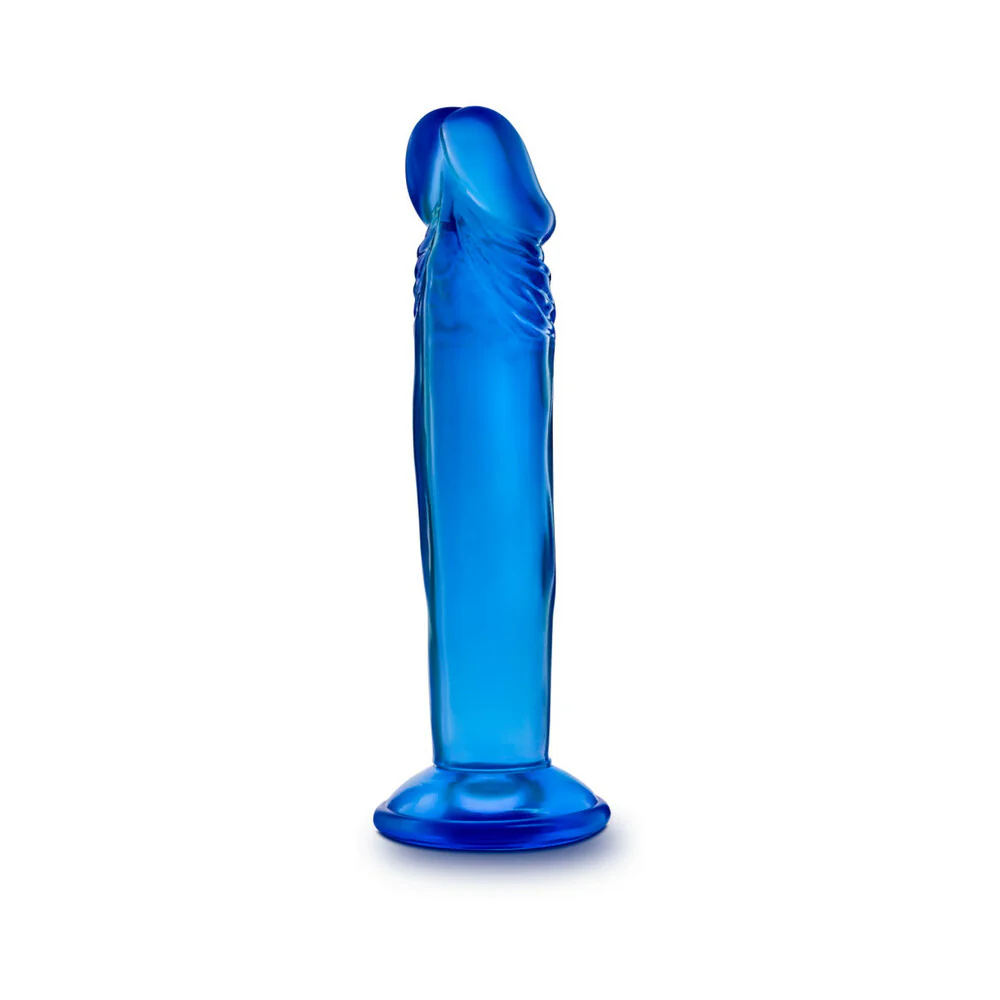 B Yours Sweet n' Small 6 in. Dildo Blue - Image 2