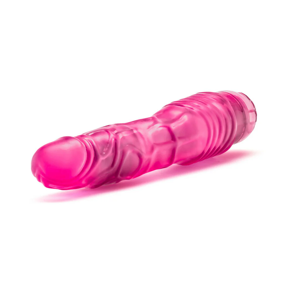 B Yours Vibe 2 Realistic 9 in. Vibrating Dildo Pink - Image 4