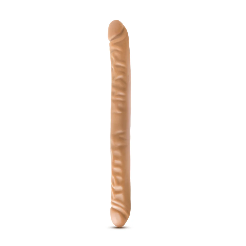 Dr. Skin 18 in. Double Dildo Tan - Image 2