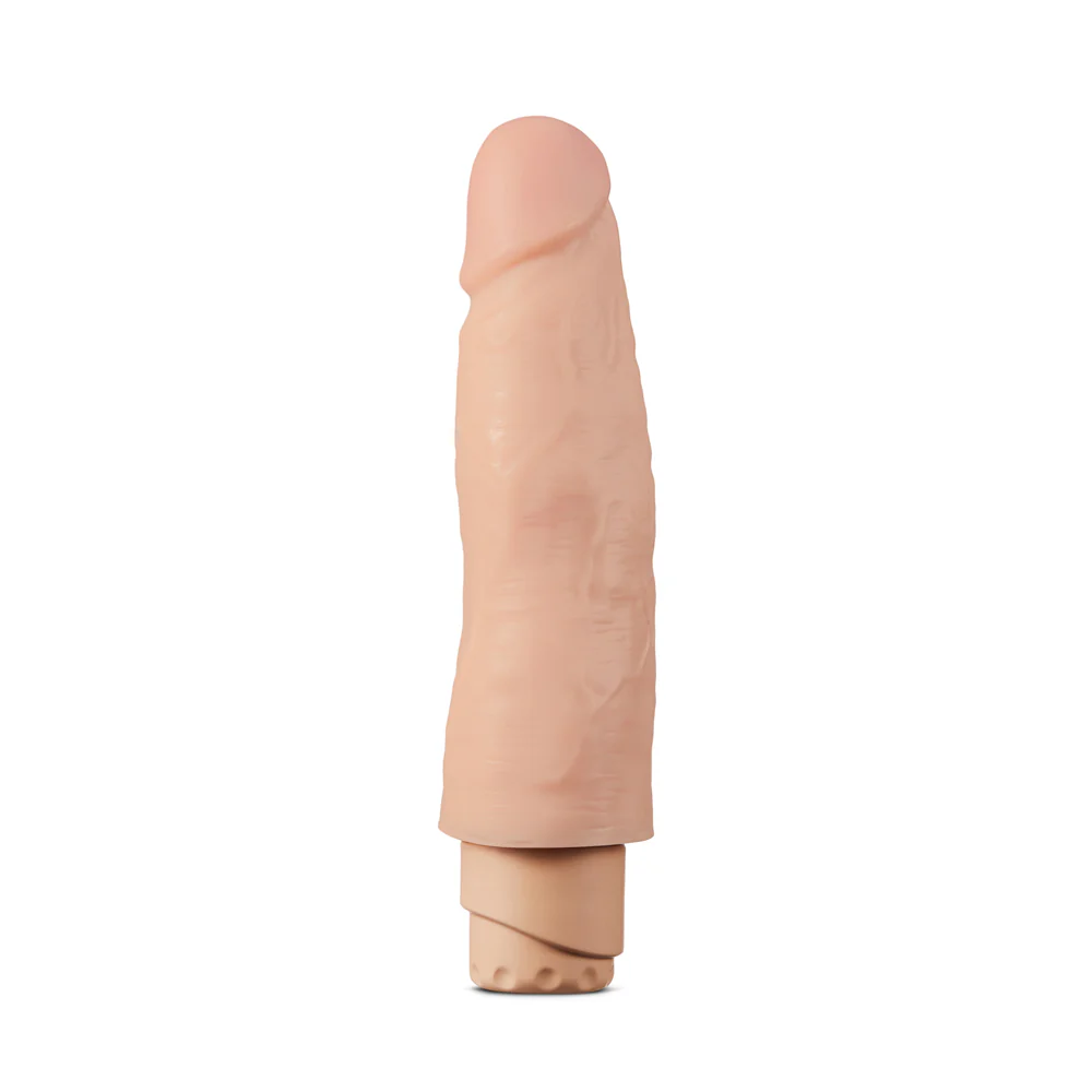 Dr. Skin Cock Vibe 14 Realistic 8 in. Vibrating Dildo Beige - Image 2