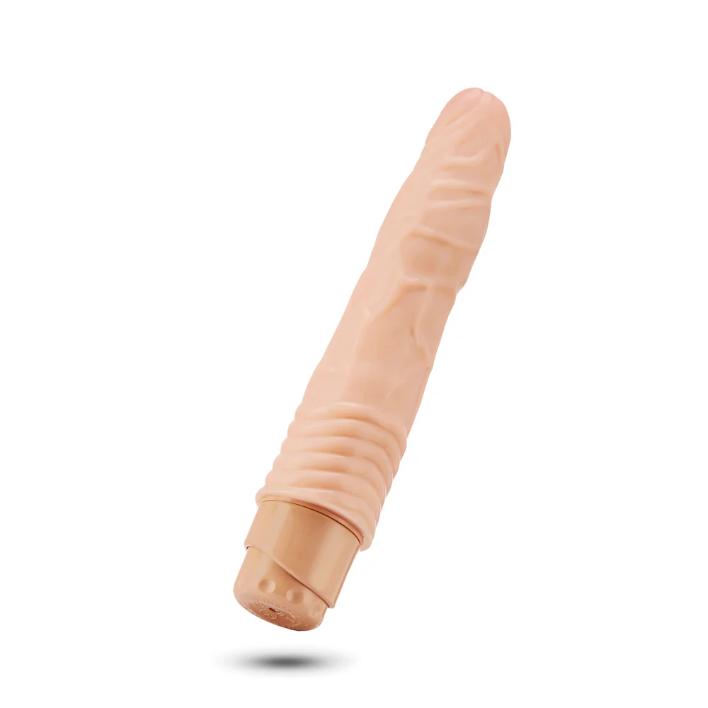 Dr. Skin Cock Vibe 2 Realistic 9 in. Vibrating Dildo Beige - Image 3