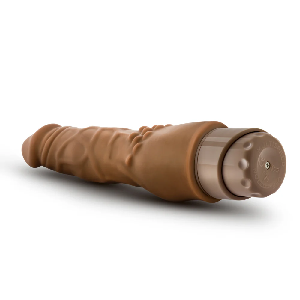 Dr. Skin Cock Vibe 4 Realistic 8 in. Vibrating Dildo Tan - Image 6