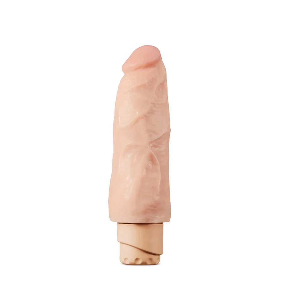 Dr. Skin Cock Vibe 9 Realistic 7.5 in. Vibrating Dildo Beige - Image 2