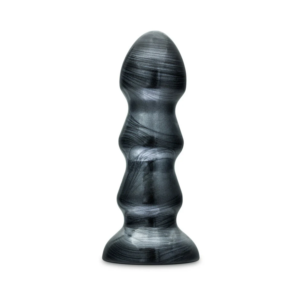 Jet Black Jack 7 in. Anal Plug Carbon Metallic Black - Image 2